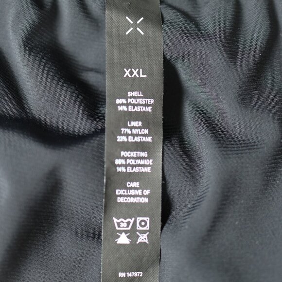 Ten Thousand Interval Shorts Mens 2XL Light Gray Performance Zip Pocket Running - Picture 5 of 11